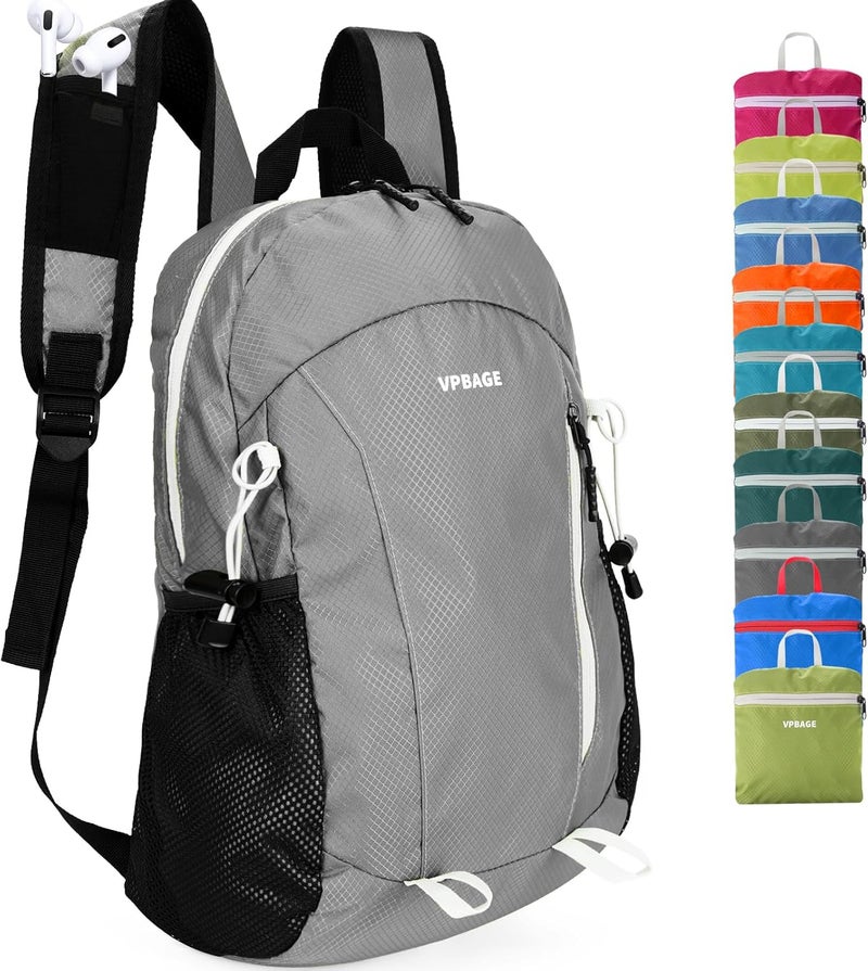 VPBAGE Store 15L Water-resistant Hiking Daypack, Small Backpack Travel Outdoor, Lightweight Day Pack with Tool Loops - Image 1
